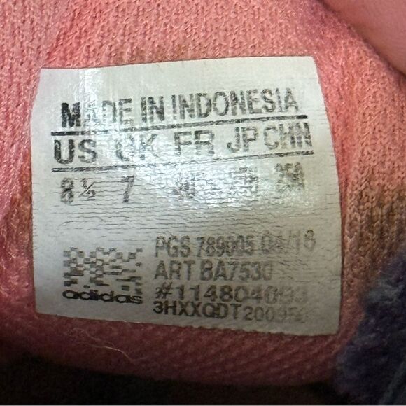 Adidas Energy Cloud WTC Womens Size 8.5 Blue Pink Lace Up Running Shoes BA7530 - Picture 8 of 10